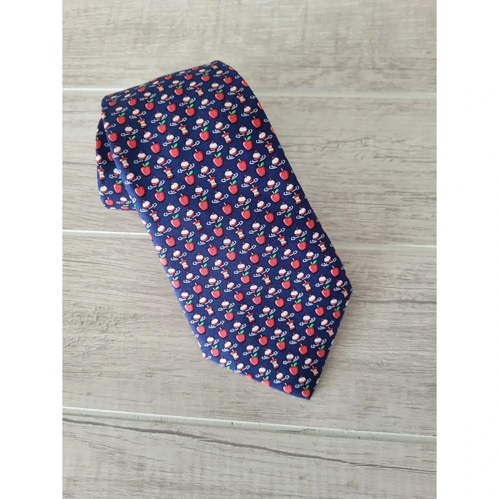 Vineyard Vines Boys Silk Bobbing for Apples Neck Tie New‎